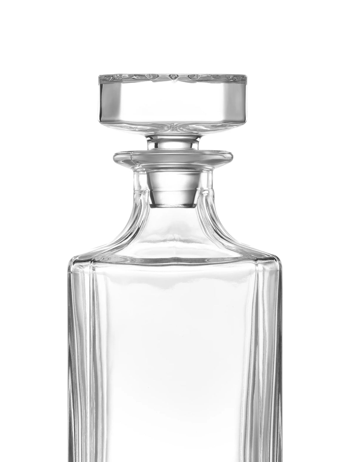 Glass Whiskey Decanter with Airtight Stopper, 750 ml, 6-Pack Q249