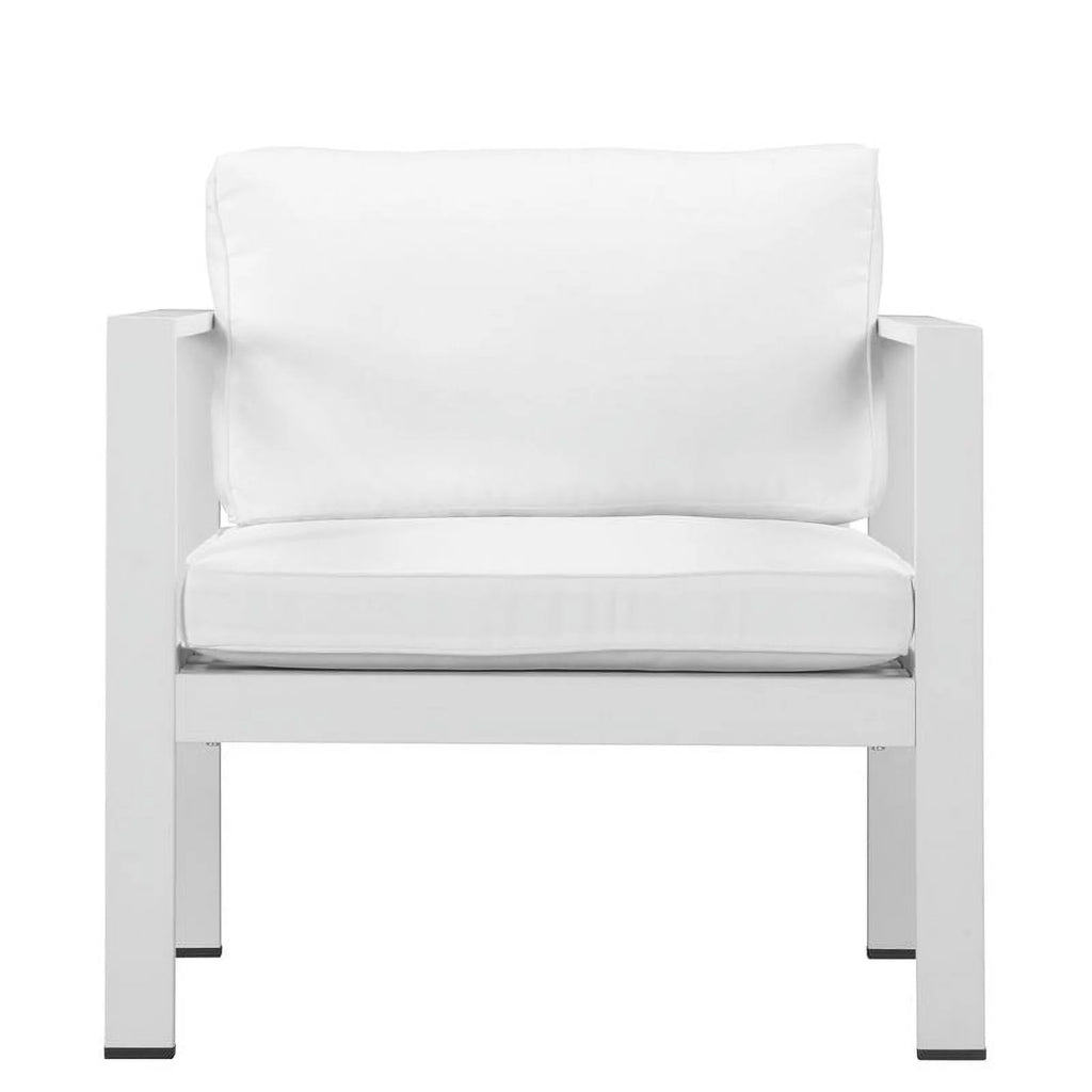White 4-piece Aluminum Frame Outdoor Sofa Set L6447