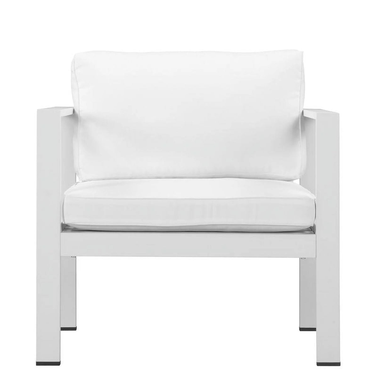 White 4-piece Aluminum Frame Outdoor Sofa Set L6447