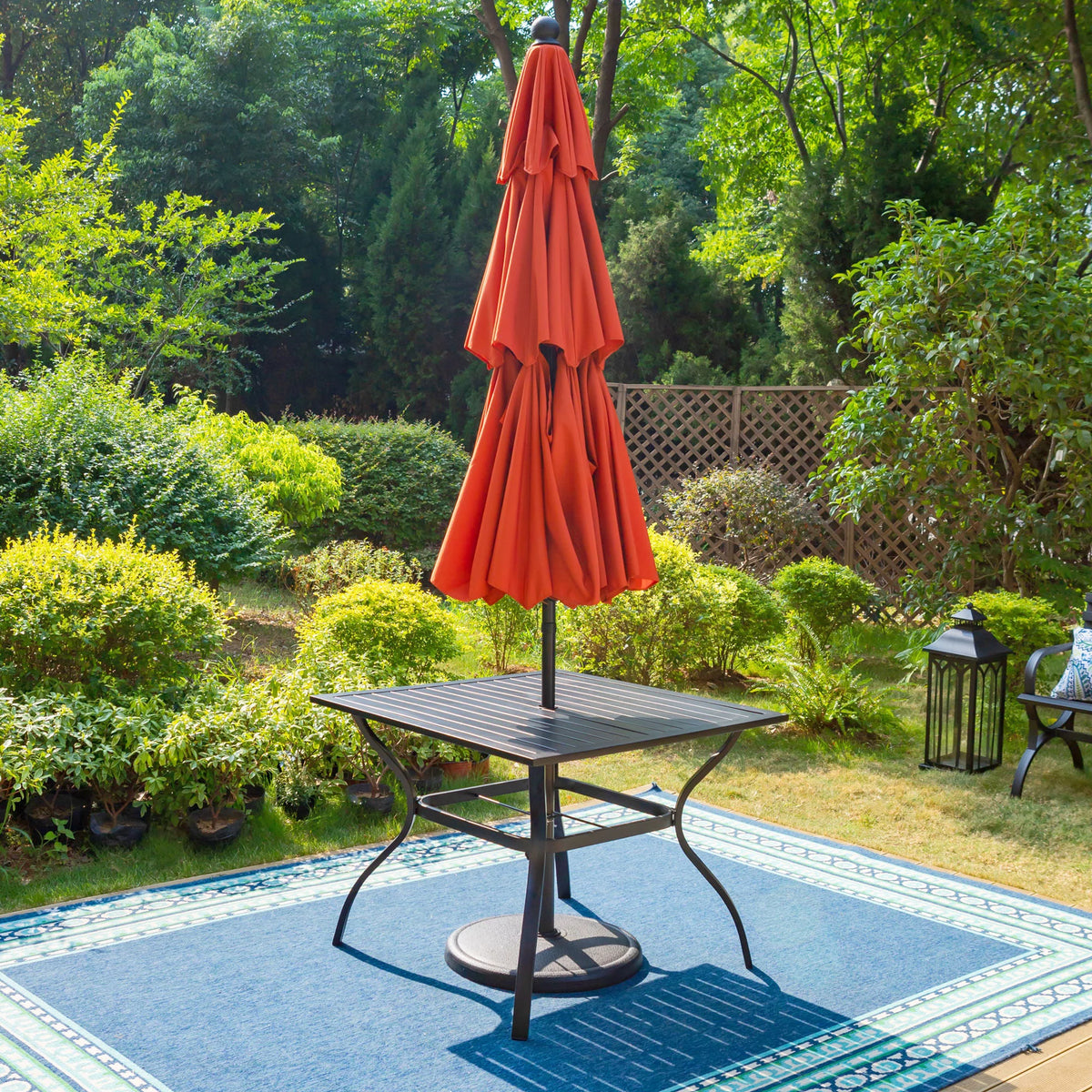 6-Piece Outdoor Patio Set with 10 FT Umbrella N439