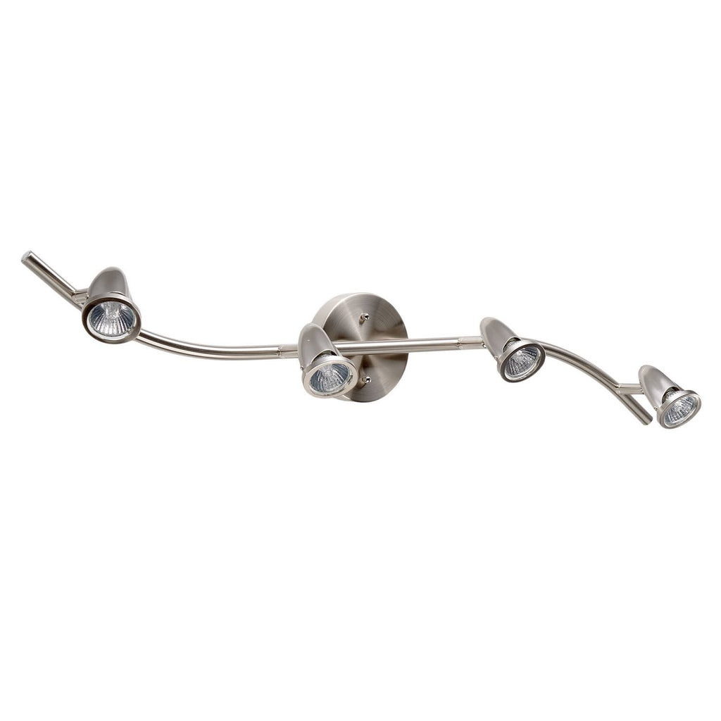 4-Light Track Light Satin Nickel V34730