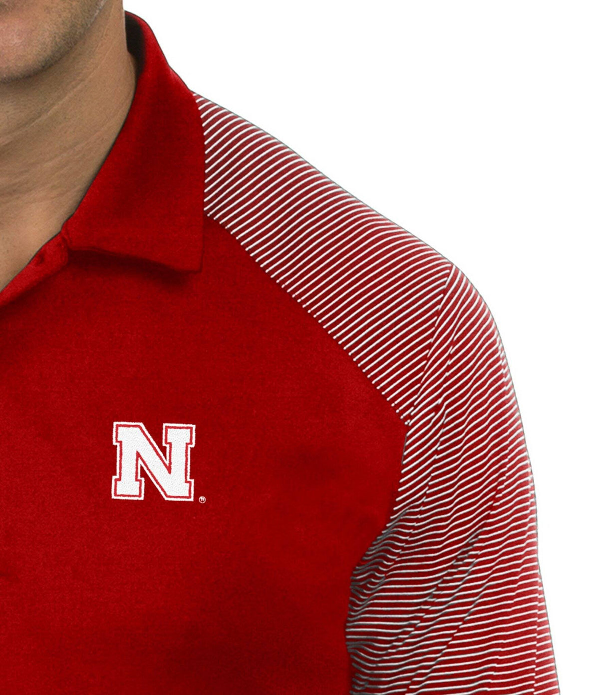 Cardinal/White Polo B80502