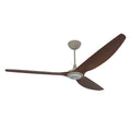 84 Ceiling Fan with Cocoa Aluminum Blades and Satin Nickel Finish F384