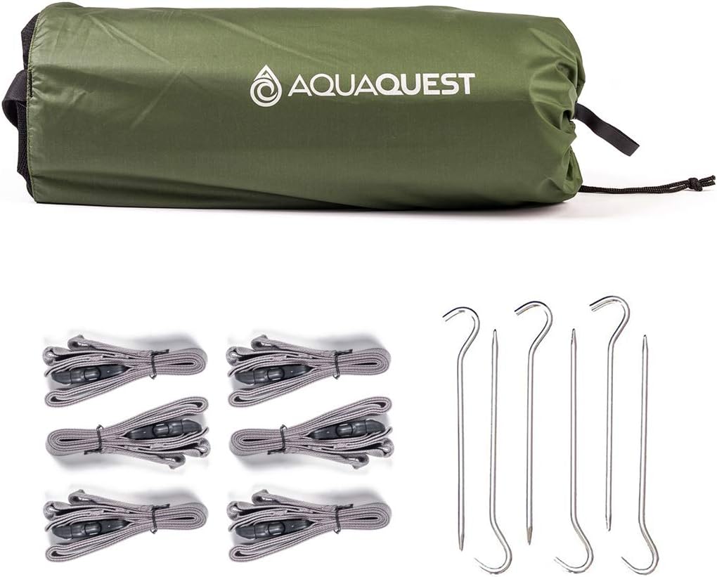 20x13 ft Olive Drab Waterproof SilNylon Camping Shelter Pack of 2 L8155