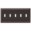 Century Wallplate 5 Toggle V635464
