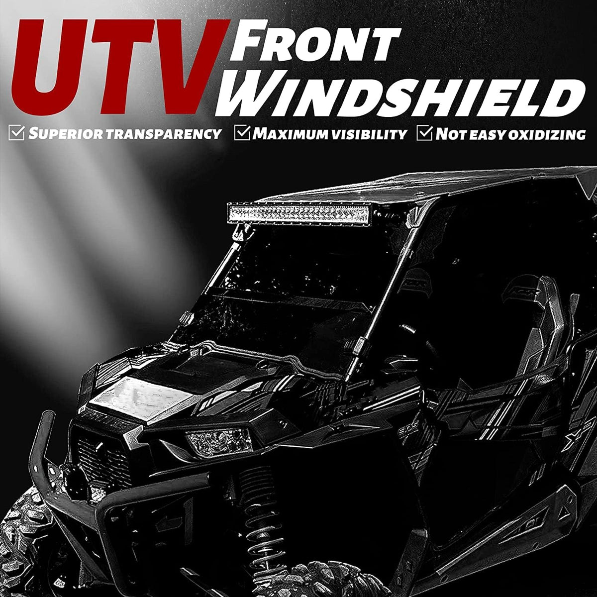 Full 3-in-1 Fold Windshield with Gas Spring W6328