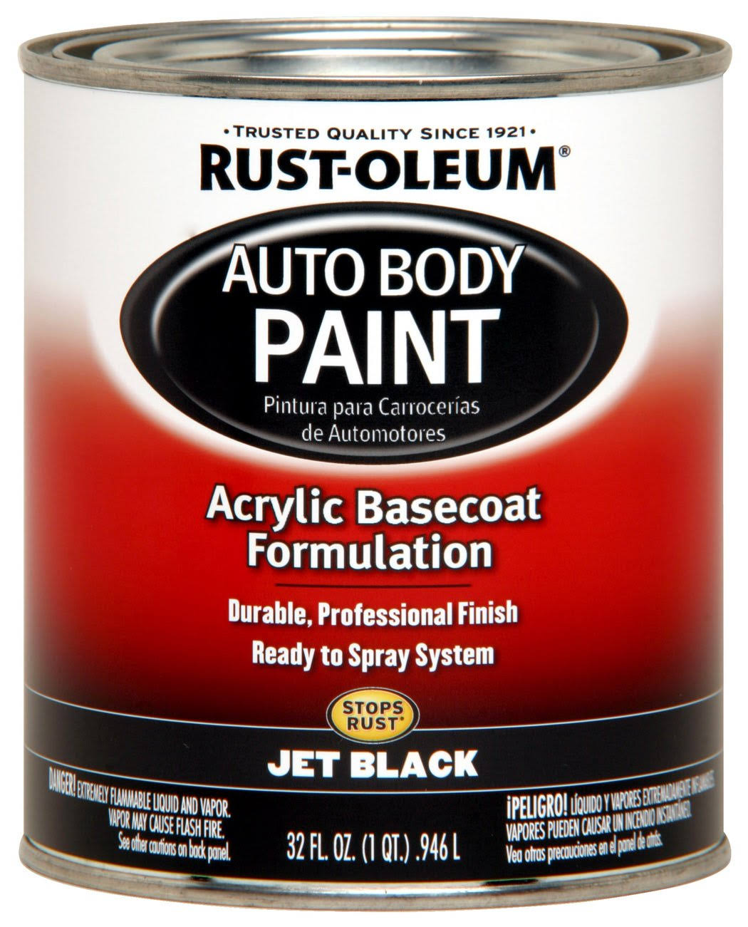 Jet Black Auto Body Paint 1 qt. Q5204