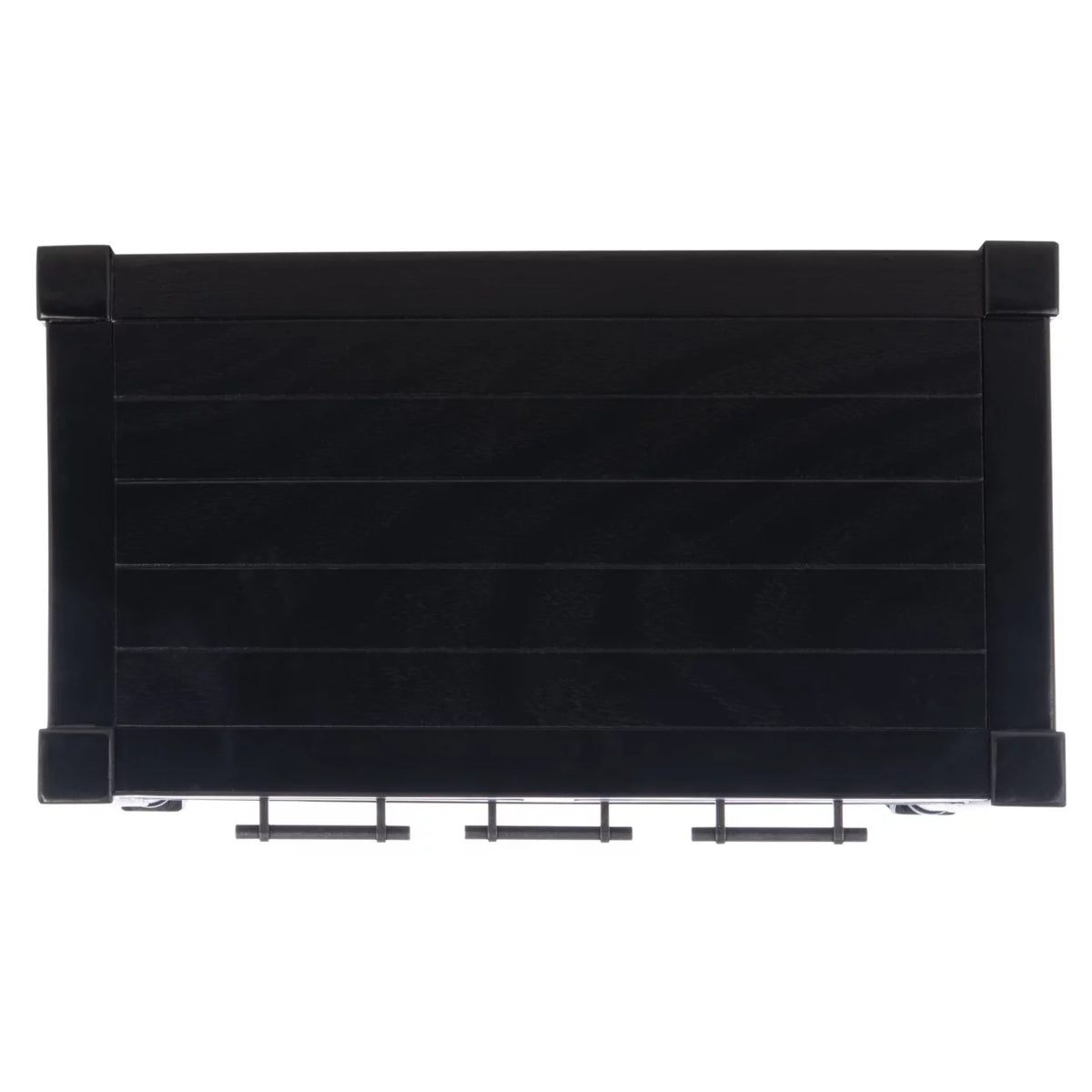 Black 3 Drawer Console Table U65775
