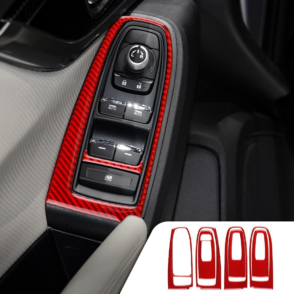 Carbon Fiber Window Switch Cover Pack of 2 A643