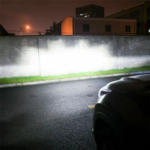 H4 High/Low Beam + H11 Fog Beam LED Headlight Bulbs 6000K Cool White U6828