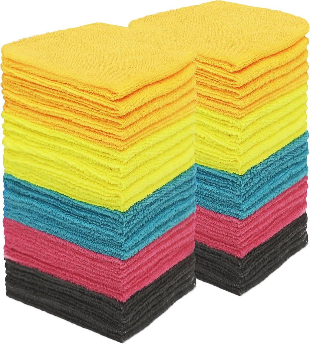 Microfiber Cleaning Towels 50Pcs 12X12 Reusable Y580943