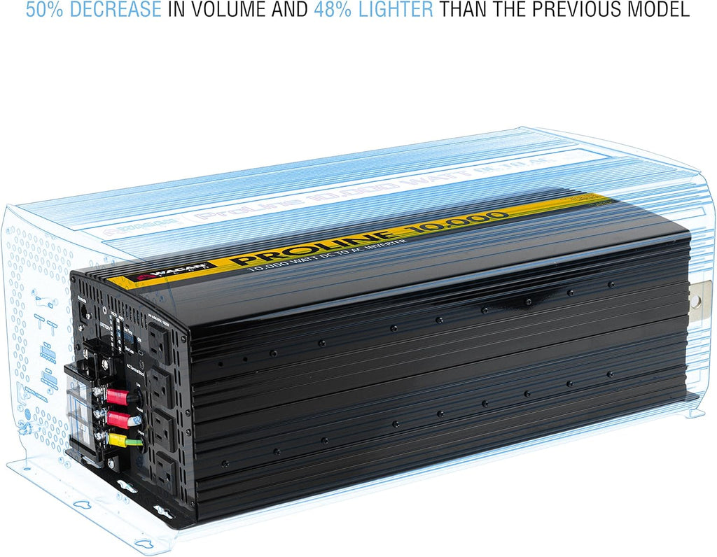 12V 10000 Watt Power Inverter with Remote Control, 20000 Watt Surge Peak D50473