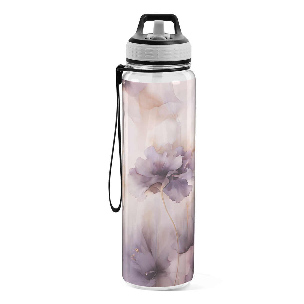32oz Tritan Leakproof Clear Water Bottle with Straw P7220