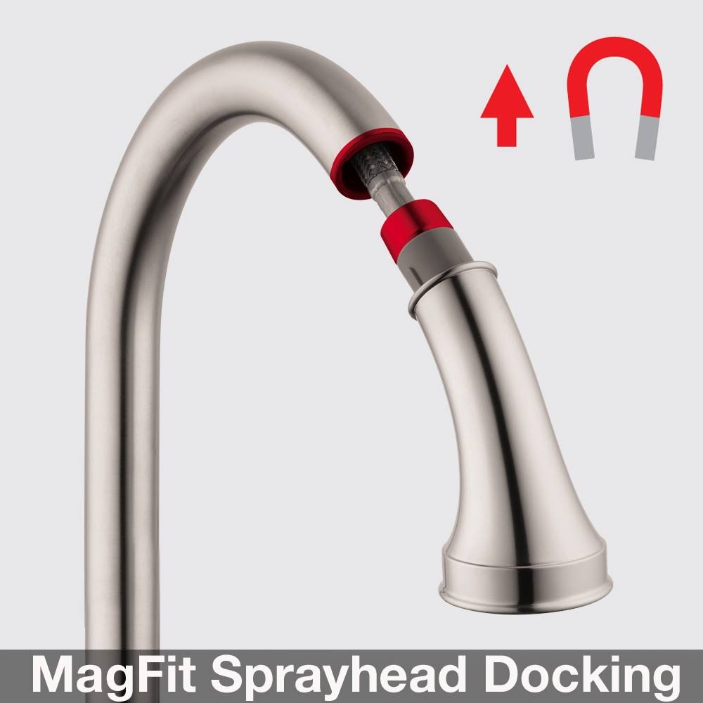 Rubbed Bronze HighArc Pull-Down Kitchen Faucet N63861