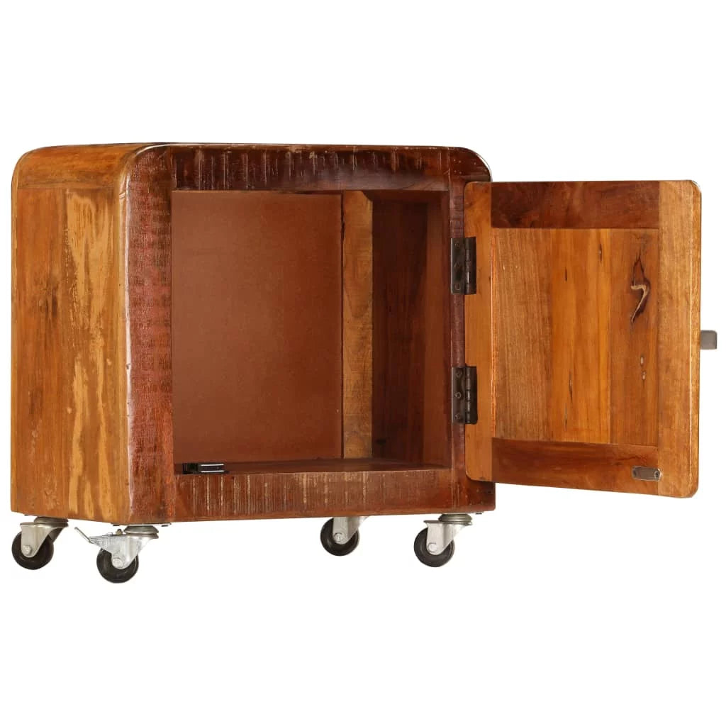 Solid Reclaimed Wood Bedside Cabinet A434