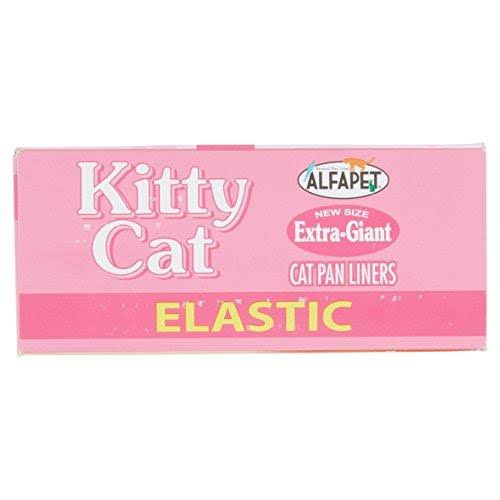 Disposable Elastic Cat Pan Liners for Large Litter Boxes, 10-Pack F108