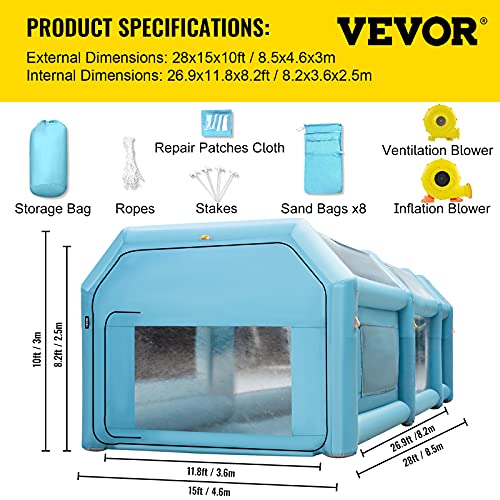 Portable Inflatable Paint Booth U206