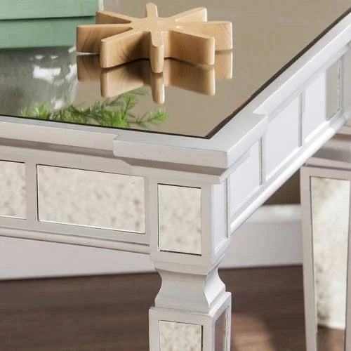 Mirrored Square End Table T950940