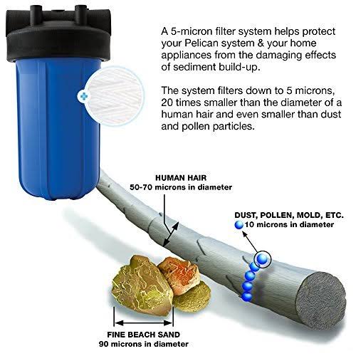 10 in. 5 Micron Sediment Replacement Filter (4-Pack) U43136