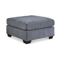 Oversized Faux Wood Accent Ottoman V61036