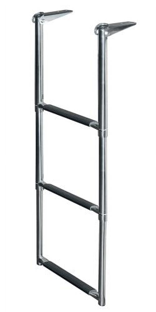Stainless Steel 3-Step Telescoping Drop Ladder K26075