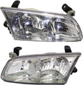 Toyota Camry Headlight Assembly 2000 2001 Driver and Passenger Side Pair Halogen S114126