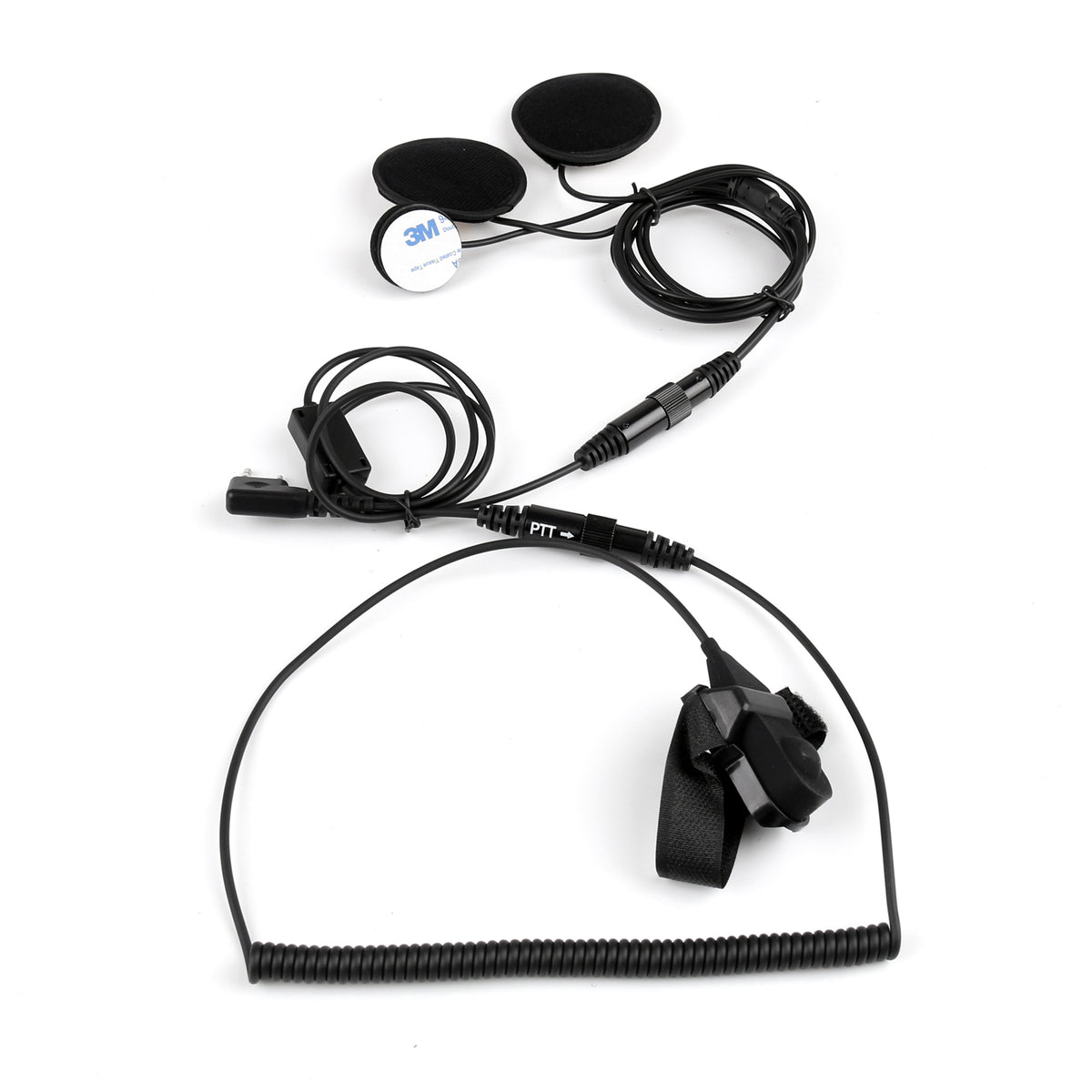 Tactical Motorcycle Helmet Headset PTT for Two Way Radio R935459