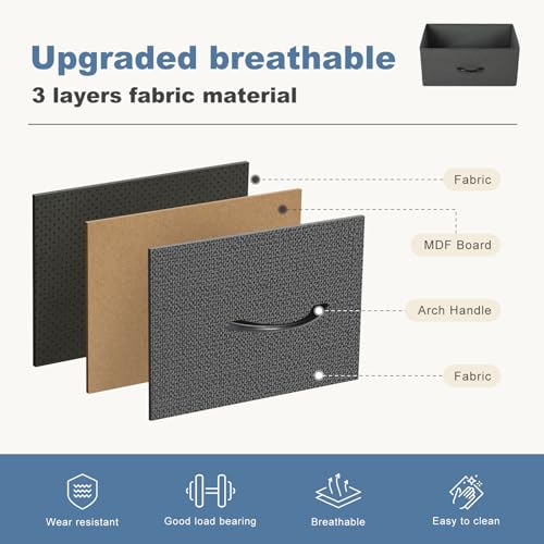6 Fabric Drawers Dresser E150