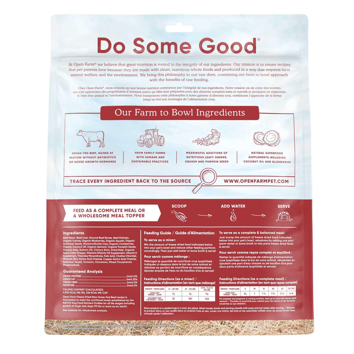 Freeze Dried Raw Dog Food Grass-Fed Beef D706
