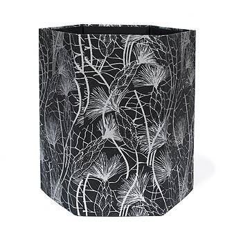 Black Waste Basket Set of 2 F8646