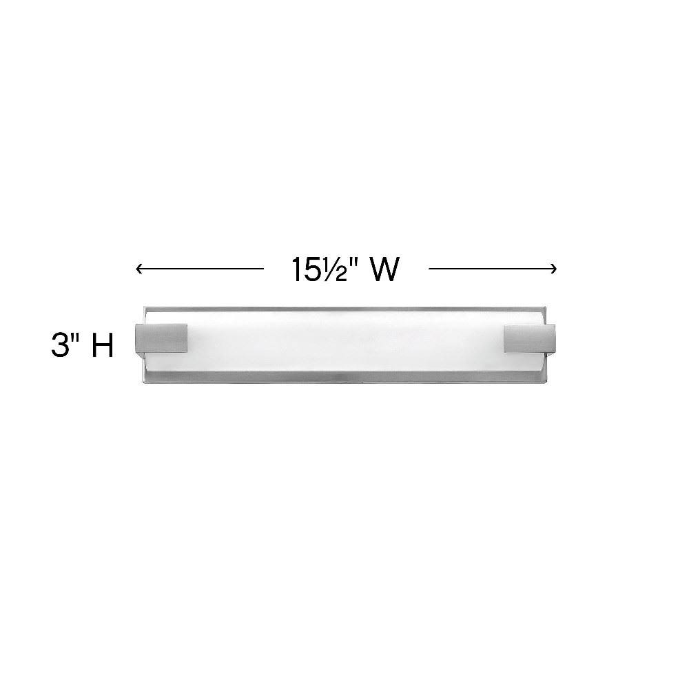 Brushed Nickel LED Bath N34918