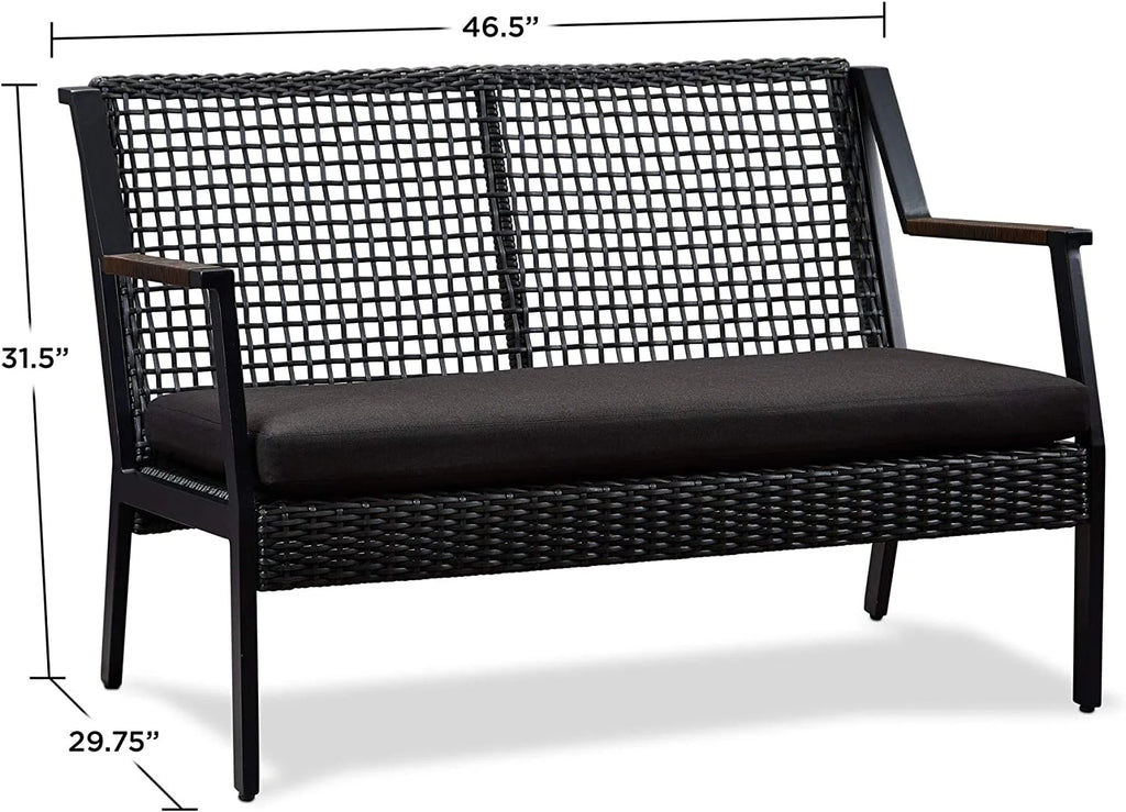 Gray Love Seat Y823