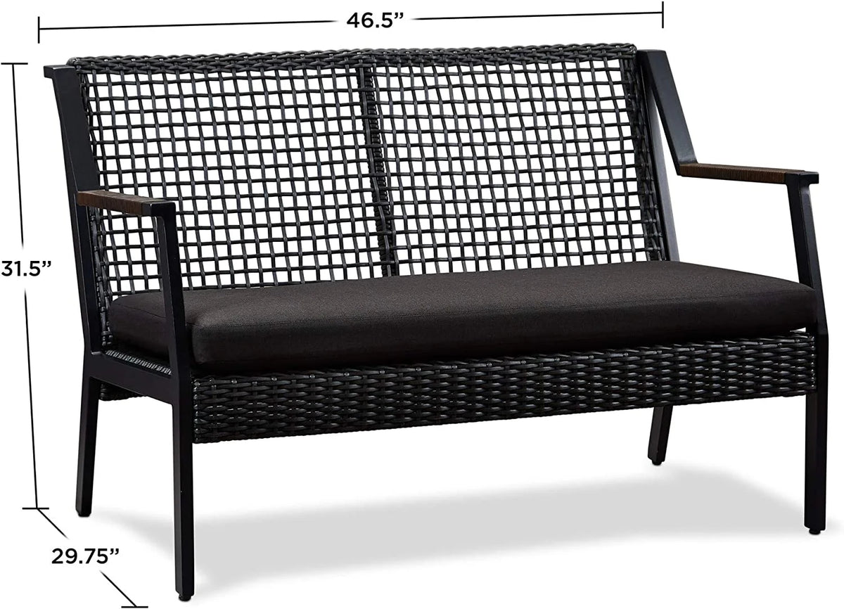 Gray Love Seat Y823