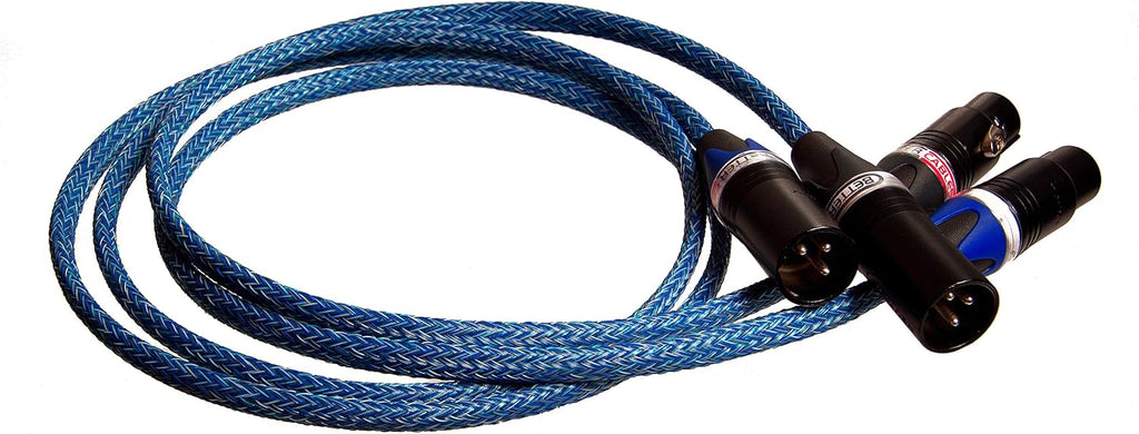 Blue XLR Balanced Audio Cable, Stereo Pair 2 Cables B8700