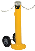 Yellow Movable Bollard with Slots T920