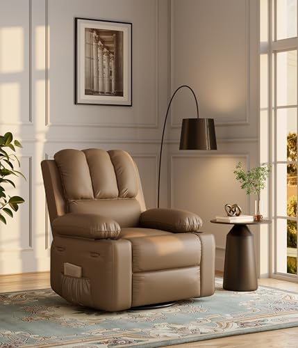 Oversized Grey Recliner Chair with Heat and Massage C16154
