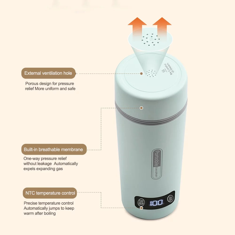 350ml Portable Stainless Steel Electric Kettle H3694