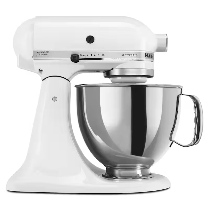 5 qt. 10-Speed White Stand Mixer with Attachments Z32356