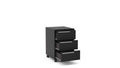 Black 3 Drawer File Cabinet C992522