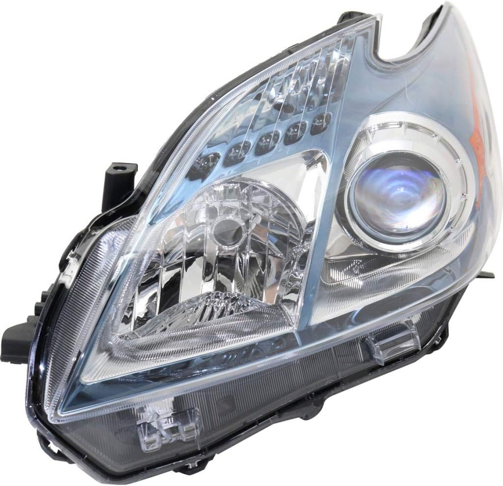 Headlight Assembly Unit Pair for Toyota Prius Plug-in 2012 2013 2014 R74550