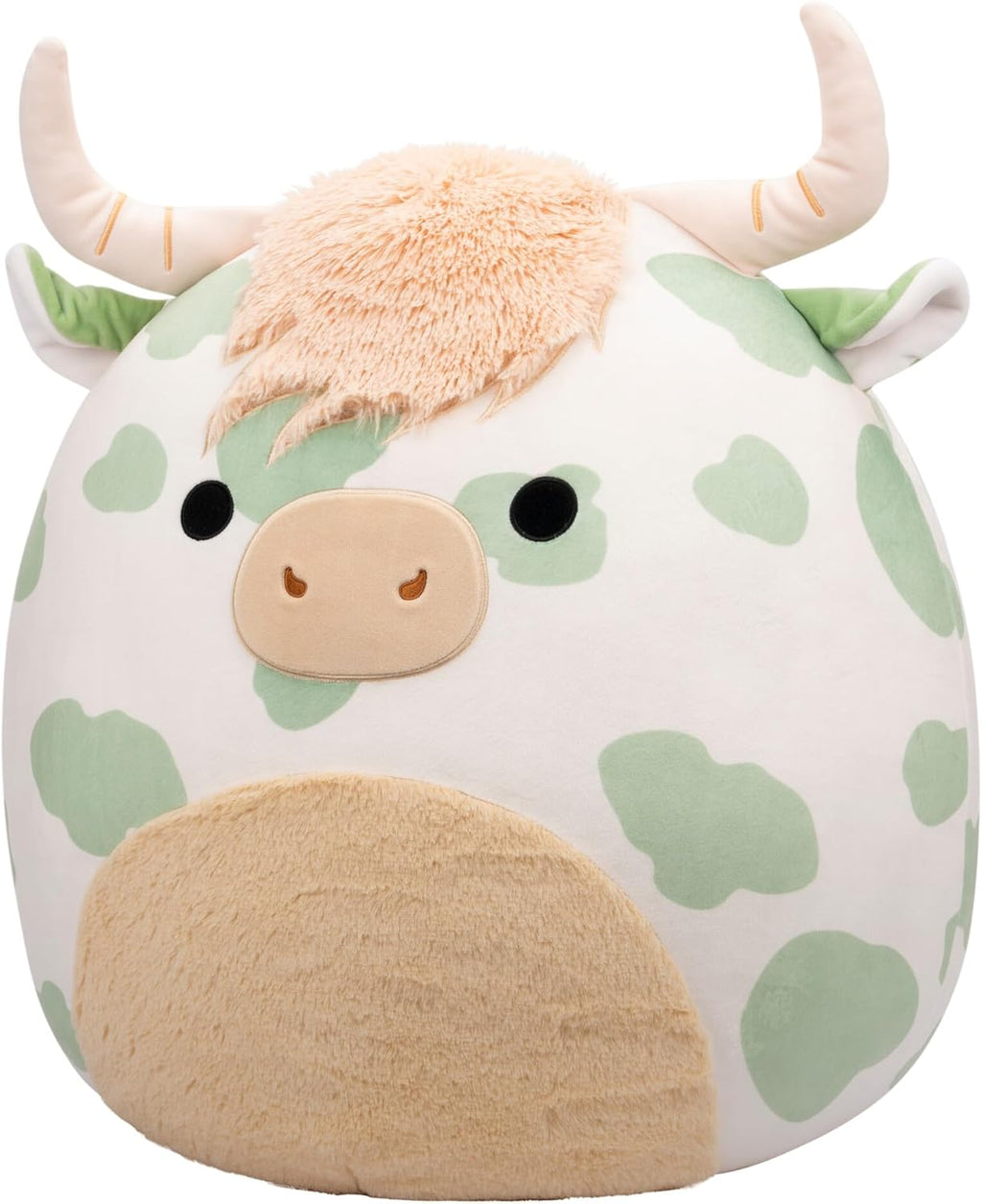 Sage Green Spotted Highland Cow 20-Inch Plush O296