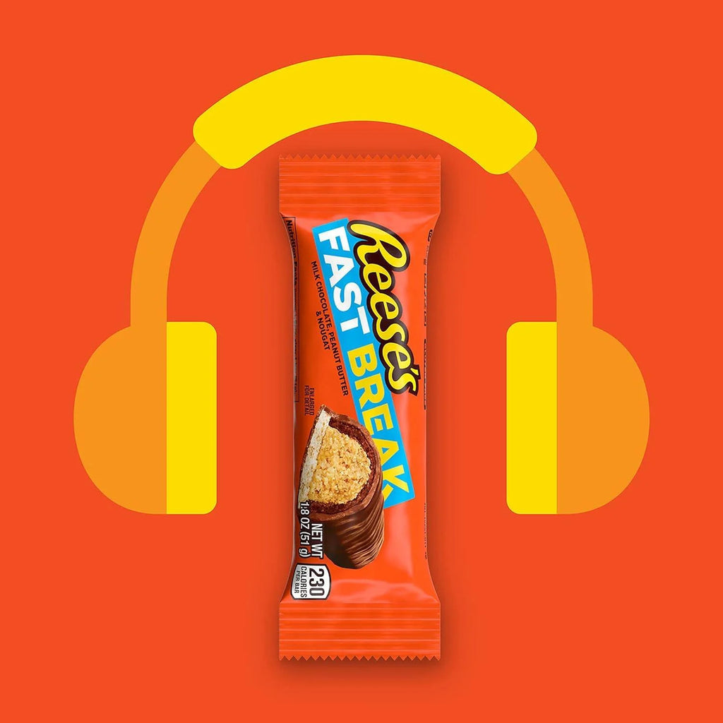 8 Pack 1.8 oz Peanut Butter Nougat Candy Bars C88084
