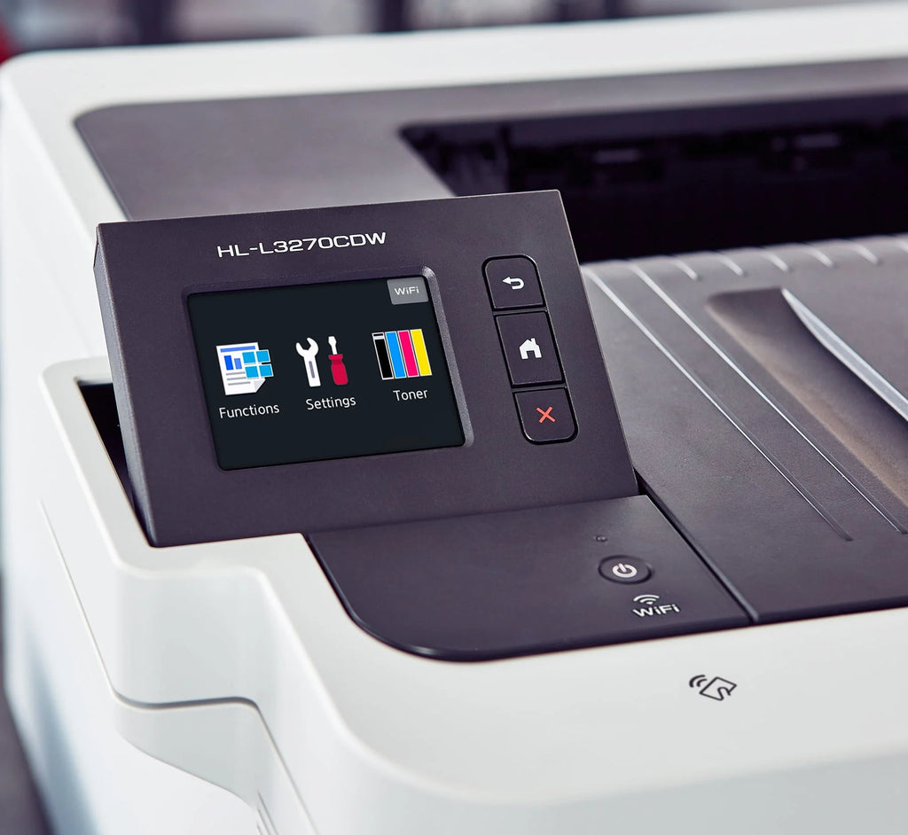 Compact Digital Color Printer with Wireless and Duplex Printing S7359