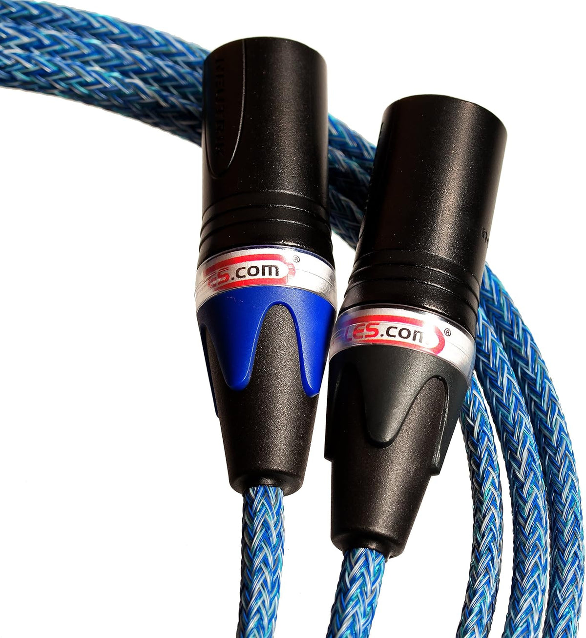 Blue XLR Balanced Audio Cable, Stereo Pair 2 Cables B8700