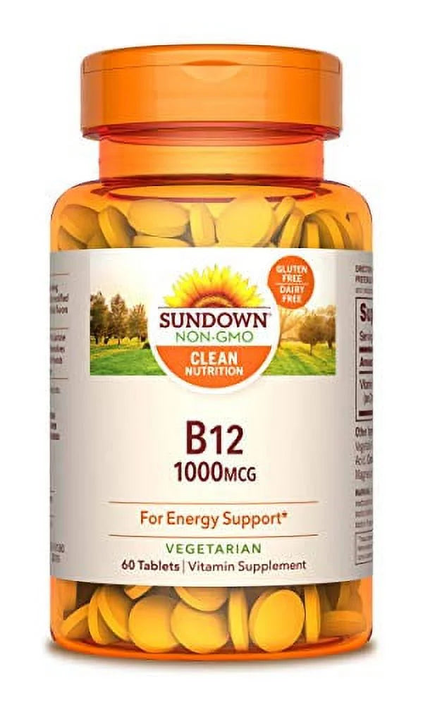 Vitamin B-12 1000 mcg 60 Tablets Pack of 3 R80665