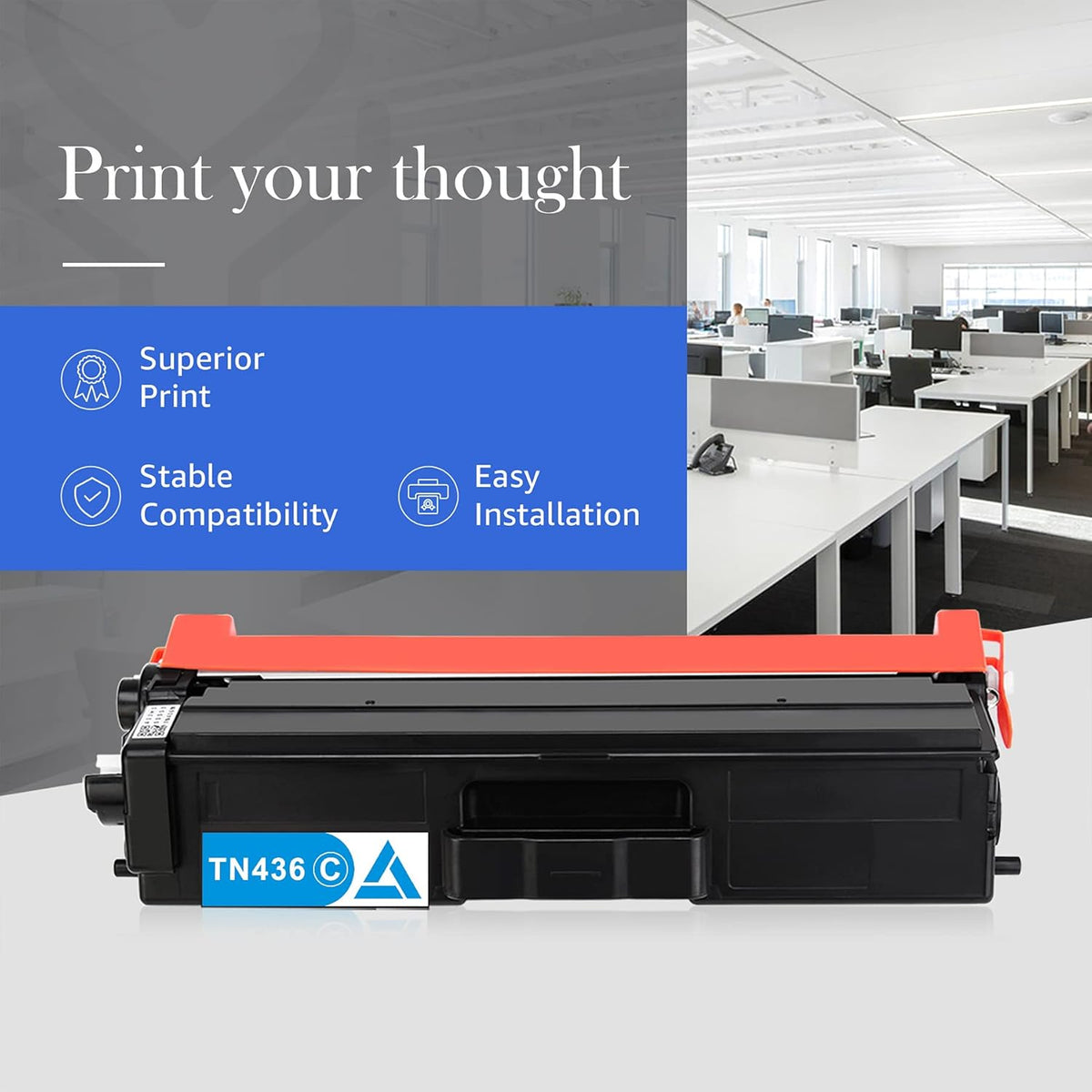 Compatible Toner Cartridge for Brother Printers (1B,1C,1M,1Y) C2246