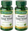 Horny Goat Weed with Maca 60 Capsules Pack of 2 Z6062