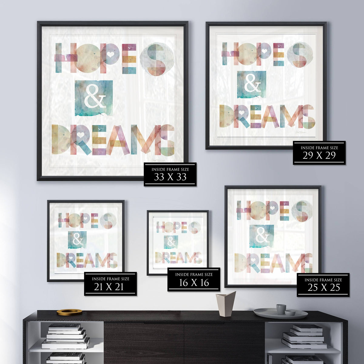 Framed Giclee Print 26x26 T146166