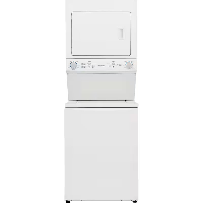 3.9 cu. ft. Washer and 5.5 cu. ft. Dryer Electric Stacked Laundry Center in White H114735