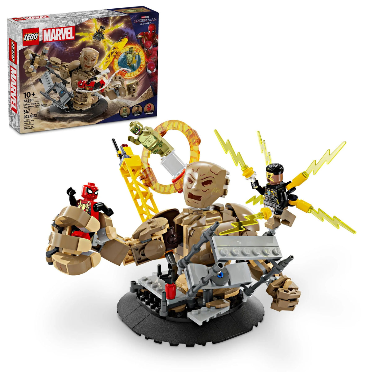 Spider-Man vs. Sandman Building Toy Set with Figure Q919